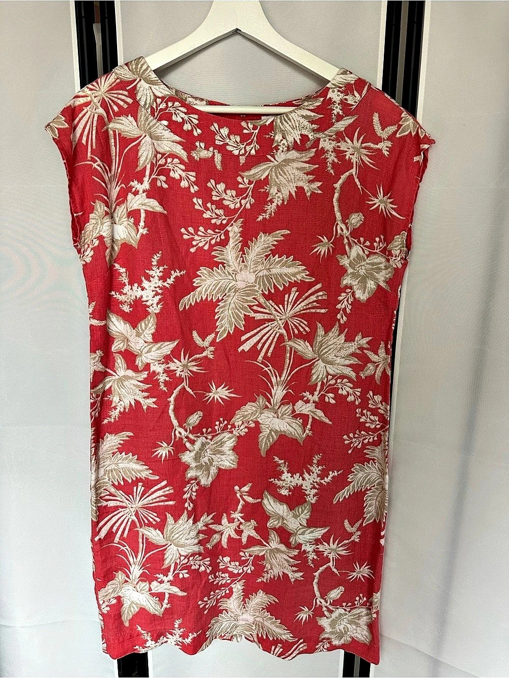 J.Jill Love Linen 100% Linen Floral Shift Dress XS